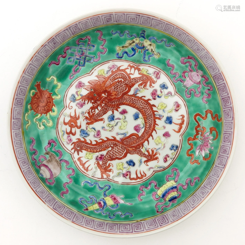 A Polychrome Dish