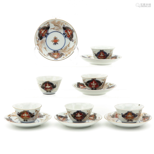 A Collection of Cups and Saucers