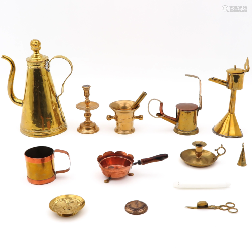 A Collection of Copper Items