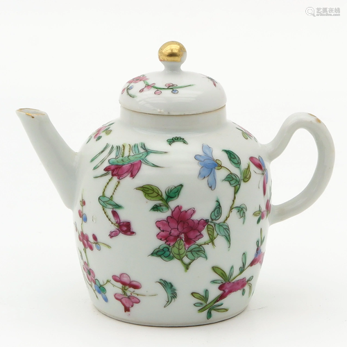 A Famille Rose Teapot