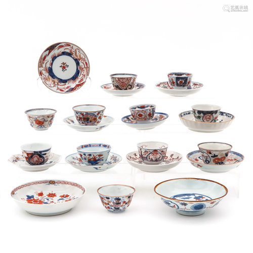 A Collection of Cups and Saucers