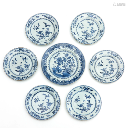 A Collection of 7 Plates