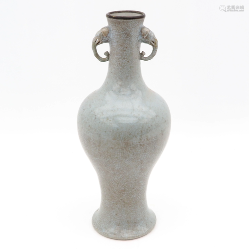 A Celadon Vase