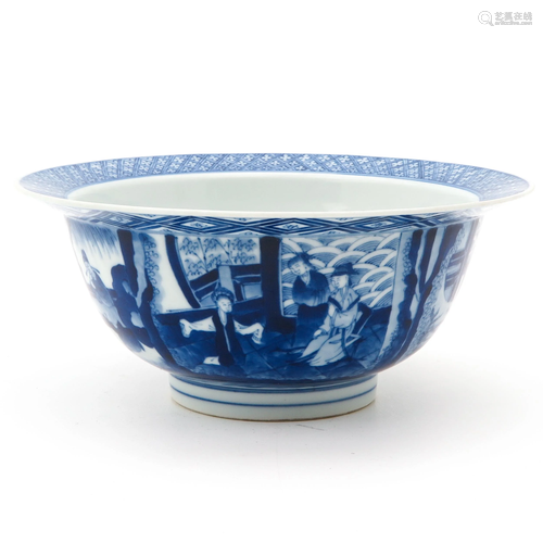 A Blue and White Bowl