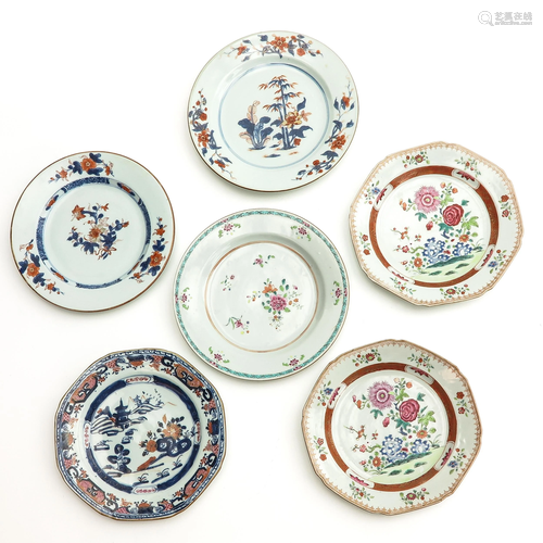 A Collection of 6 Plates