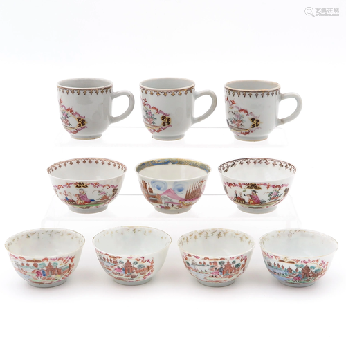 A Collection of 10 Cups