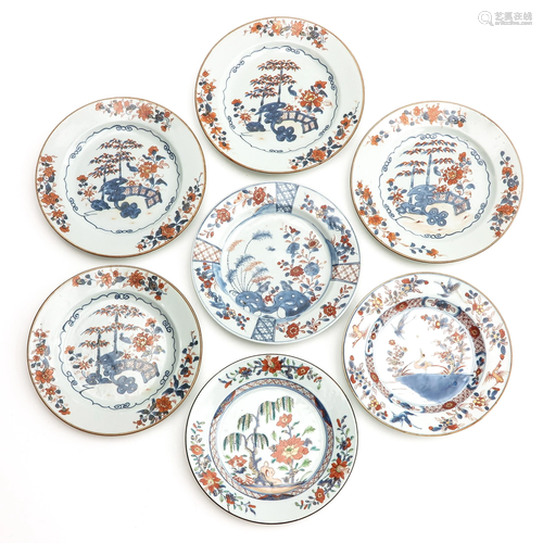 A Collection of 7 Plates