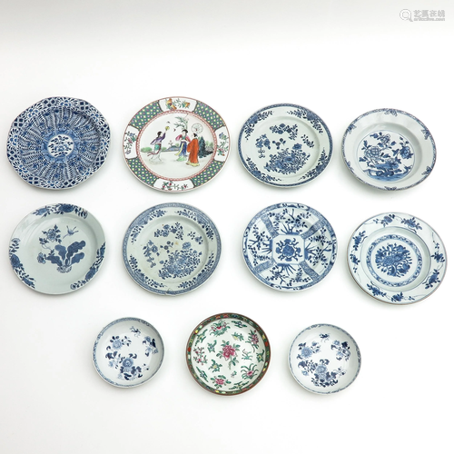 A Collection of 11 Plates