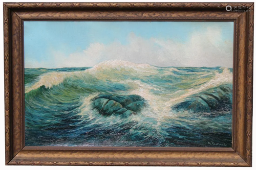 Bullard, Signed Seascape Painting