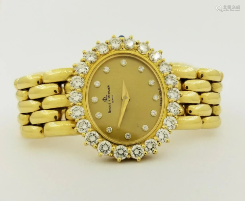 Baume & Mercier 18k Ladies Diamond Watch