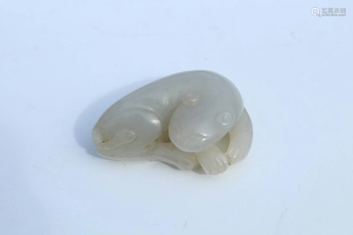 Carved Chinese Jade Animal Figure