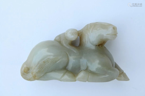 Carved Chinese Jade Animal Figures