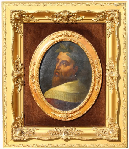 Old Master Style, Portrait of a Man Painting