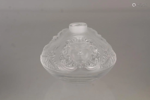 Lalique Frosted Female Profile Flacon