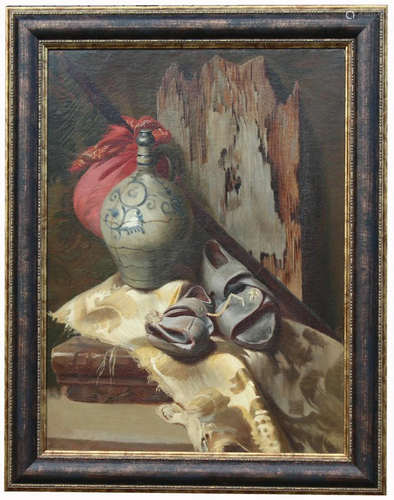 European School, Large Still Life Painting