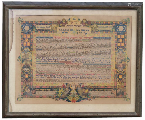 Israeli Declaration of Independence Print