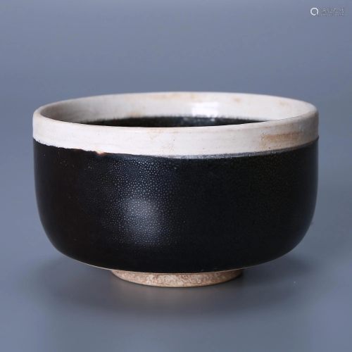 Song Dynasty Cizhou Kiln Black Glazed Oil Drop White