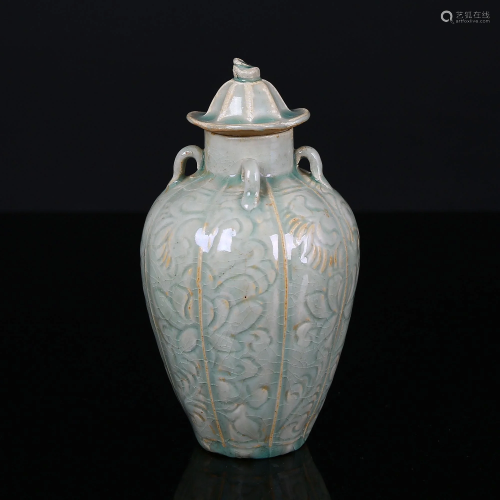 Song Dynasty Hutian Kiln Celadon and White Glazed Four