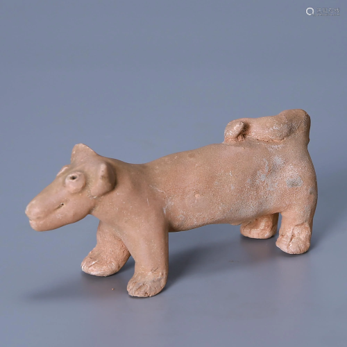 Song Dynasty clay sculpture dog-shaped ornaments