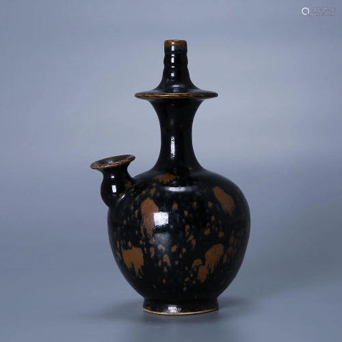 Song Dynasty Cizhou Kiln Black Glazed Iron Rusty