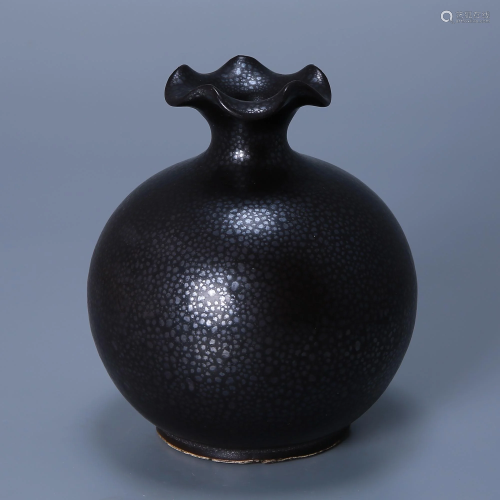 Jin Dynasty Cizhou Kiln Black Glazed Silver Oil Drop