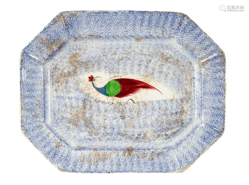 Spatterware Platter