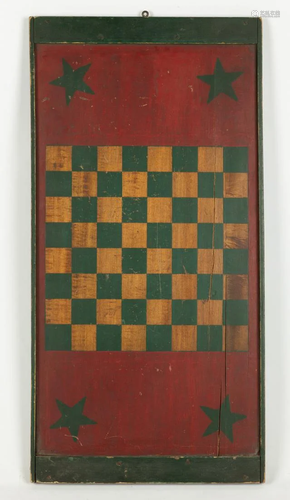 Vintage Painted Game Board