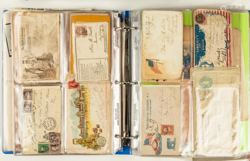 Collection of Civil War Envelopes, Civil War Ephemera,