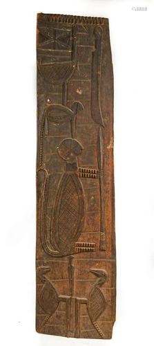 African Carved Door Panel