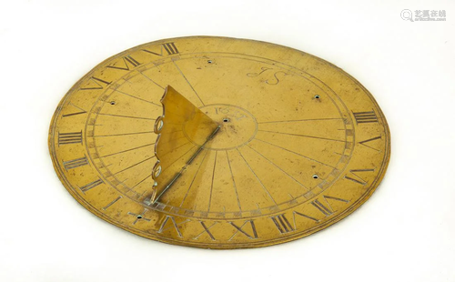 Early Brass Sundial