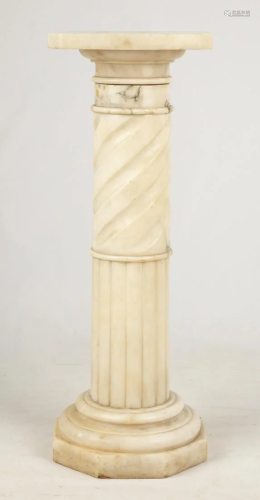Alabaster Pedestal