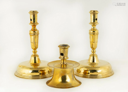 Spanish Brass Candlesticks