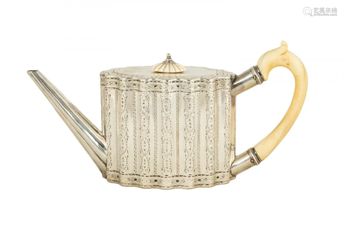 A George III Sterling Silver Teapot