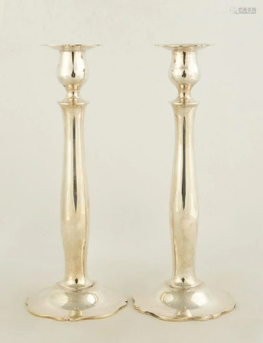 Wallace Silver Weighted Candlesticks