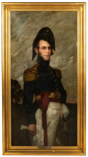 Samuel Isham (American, 1855-1914) Portrait of a