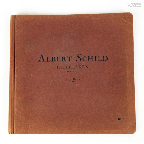 Rare Swiss Albert Schild Illustrated Black Forest