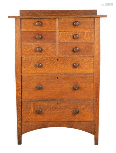 Gustav Stickley Tall Chest of Drawers