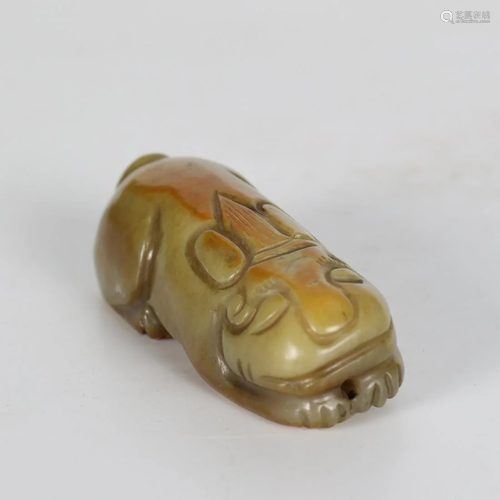 A Chinese Jade Carved Figure