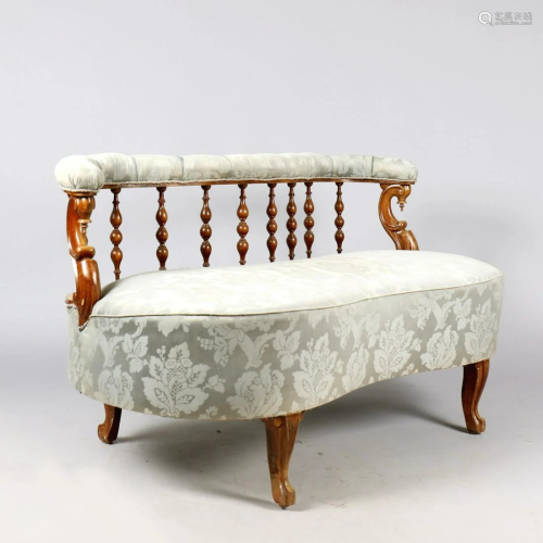 Sofa, nyrokoko style, late 19th century.