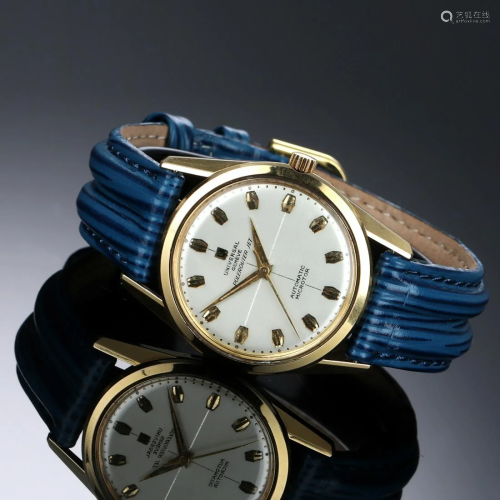 Universal Geneva 'Polerouter Jet'. Vintage men's watch
