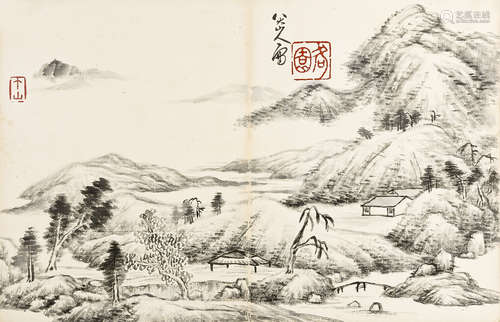 八大山人 山水