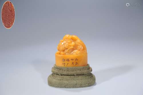 chinese old collection tianhuang stone seal