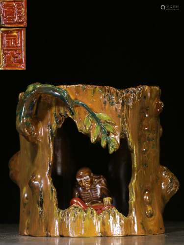 backflow:chinese bionic porcelain shrine ornament,chuang hui period