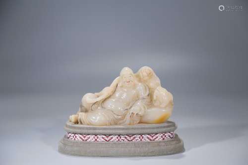 chinese soapstone arhat statue,qing dynasty
