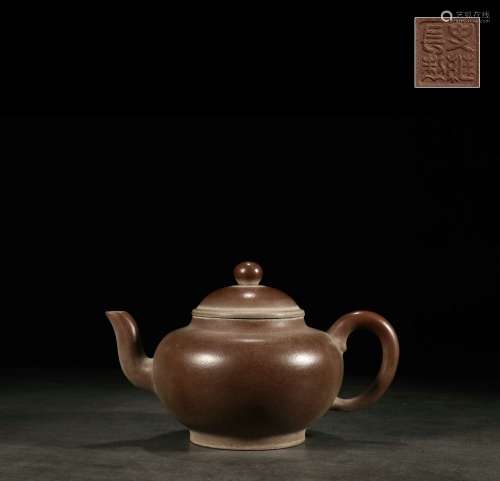chinese old collection zisha teapot by shi jichang