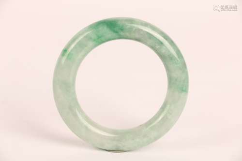 chinese old jadeite bracelet