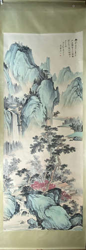 chinese painting by zhang daqian