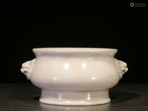 backflow:chinese dehau white porcelain censer,republic period