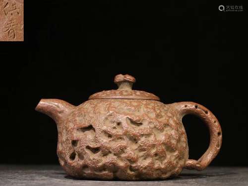 backflow:chinese old collection zisha teapot