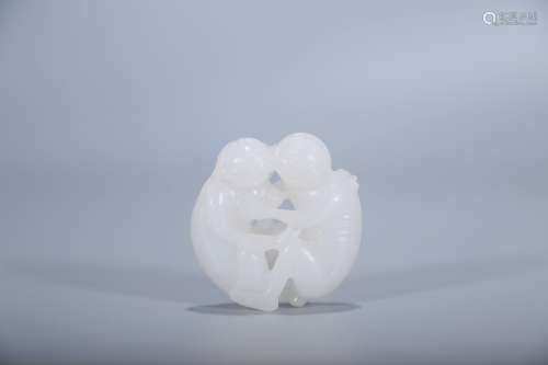 chinese hetian jade ornament,qing dynasty
